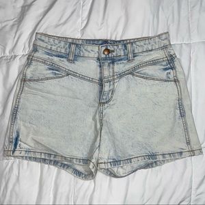 High Rise Midi Shorts